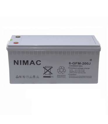Bateria Nimac GEL, J Ciclo Profundo 200 AH, 12V