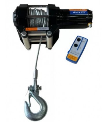 Winche Eléctrico 3.000 Lbs 12v Control Remoto