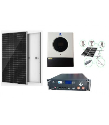 KIT SOLAR HOGAR 10000 WATTS 48V CON LITIO