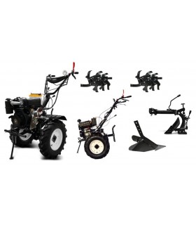Motocultivador 10HP Partida Elecrica y Manual + Accesorios
