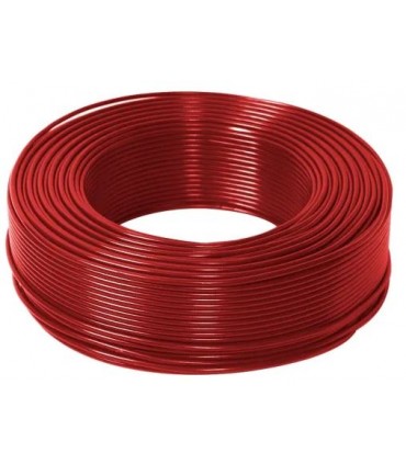 Rollo 100 MT Cable Solar Rojo 6mm2