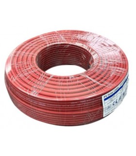 Rollo 100 MT Cable Solar Rojo 6mm2
