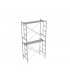 Pack 2 Andamios Galvanizado Profesional Con Tablón Y Ruedas