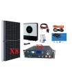 KIT SOLAR HOGAR 8000 WATTS 48V CON LITIO