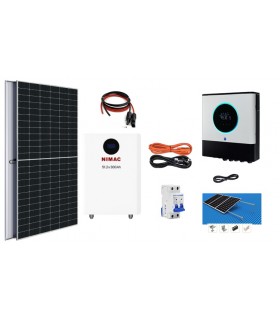 KIT SOLAR HOGAR 10KW 48V CON LITIO DE 300AH