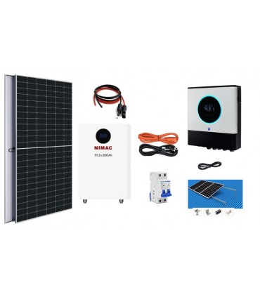 KIT SOLAR HOGAR 10KW 48V CON LITIO DE 300AH