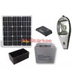 Kit iluminación solar 30w para postes 6 a 8 metros