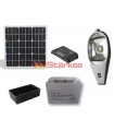 Kit iluminación solar 20w para postes 4 a 6 metros