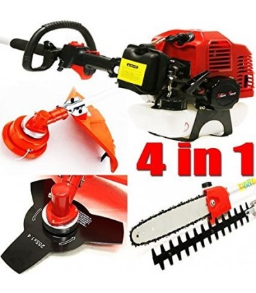 Podador 4 En 1 Desbrozadora - Orilladora - Cortasetos - Podadora Altura