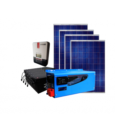 KIT SOLAR HOGAR PROFESIONAL 4000 WATTS 48V