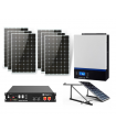 Kit Solar 3000w Con B.Litio + Soportes