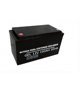 Bateria Solar Ciclo Profundo de Gel 100ah 12v Lefman