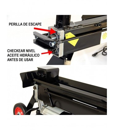 Astilladora Partidora Leña 5 Toneladas Eléctrico 220v