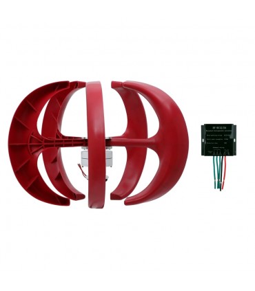 Turbina Generador eólico eje vertical 300w 12/24v