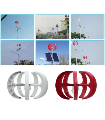 Turbina Generador eólico eje vertical 300w 12/24v